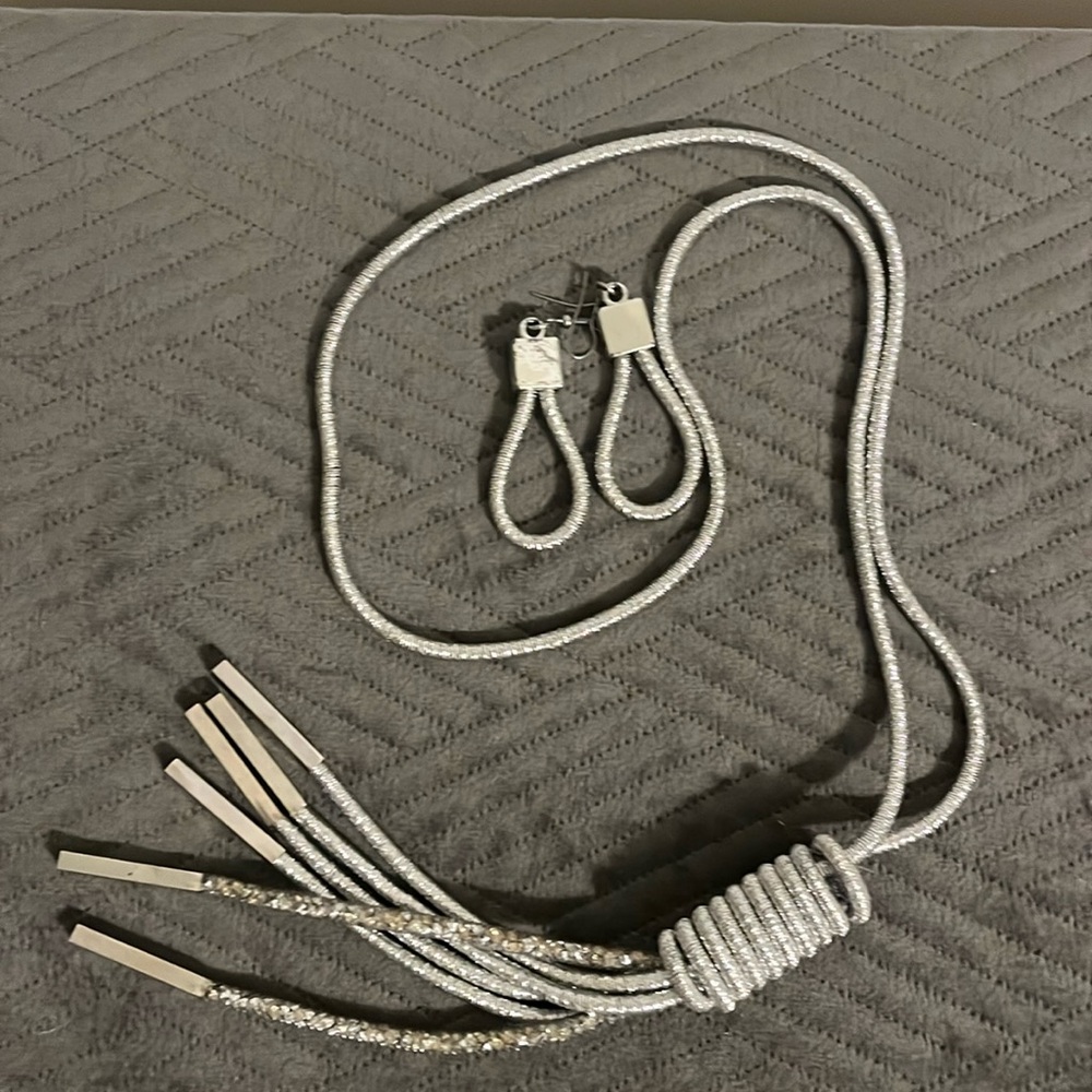 Silver Rope Necklace